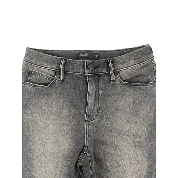 Simply Vera Vera Wang Grey Womens Slim Fit Denim Jeans Size 4P - Picture 8 of 14